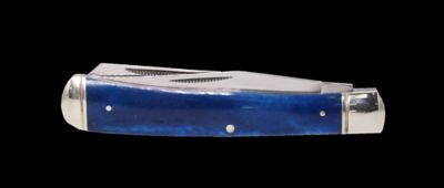 Image showing  Trapper Knife - Blue Bone
