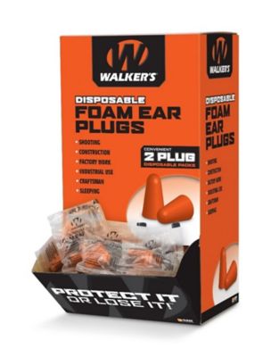 Walker's Foam Ear Plugs / 1,000 Pair Box