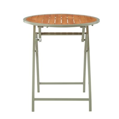 Image showing  Riverside Round Wooden Patio Table