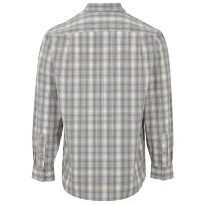 Image showing  Men's Plaid Poplin Long-Sleeve Button-Down Shirt