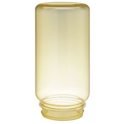 ImPECKables 1 qt. Transparent Plastic Poultry Jar Feeder/Waterer, Yellow