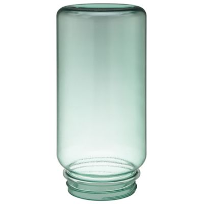 ImPECKables 1 qt. Transparent Plastic Poultry Jar Feeder/Waterer, Apple Green