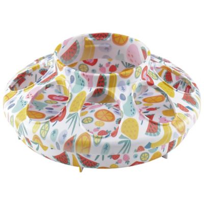 ImPECKables Plastic Poultry Feeder Base, Fruit