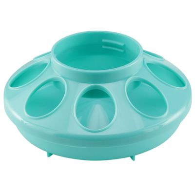 ImPECKables Plastic Poultry Feeder Base, Apple Green