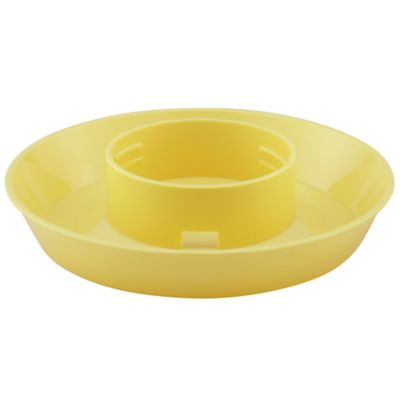 ImPECKables Plastic Poultry Drinker Base, Yellow