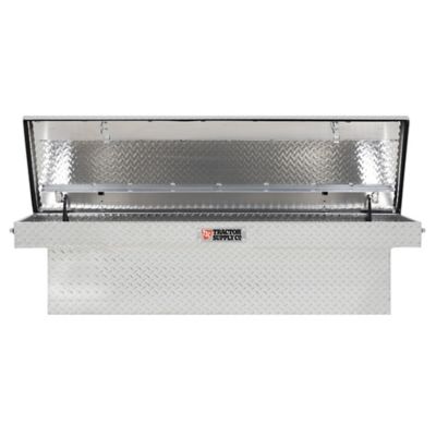 Image showing  10.7 cu. ft. Aluminum Standard-Profile Deep Crossover Truck Tool Box for Full-Size Trucks, 70 in., Brite Aluminum