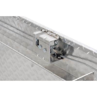 Image showing 6 th Tractor Supply 10.7 cu. ft. Aluminum Standard-Profile Deep Crossover Truck Tool Box for Full-Size Trucks, 70 in., Brite Aluminum