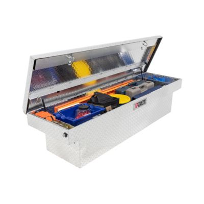 Image showing  10 cu. ft. Aluminum Standard-Profile Crossover Truck Tool Box for Full-Size Trucks, 70 in., Brite Aluminum