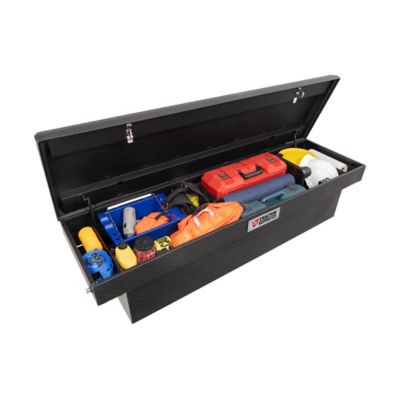 Image showing  10 cu. ft. Aluminum Standard-Profile Crossover Truck Tool Box for Full-Size Trucks, 70 in., Matte Black
