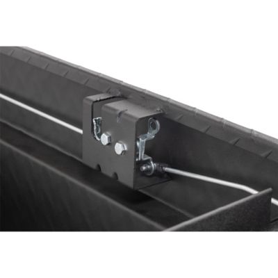 Image showing 6 th Tractor Supply 10 cu. ft. Aluminum Standard-Profile Crossover Truck Tool Box for Full-Size Trucks, 70 in., Matte Black