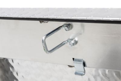 Image showing 7 th Tractor Supply 8.4 cu. ft. Aluminum Low-Profile Crossover Truck Tool Box for Full-Size Trucks, 70 in., Brite Aluminum