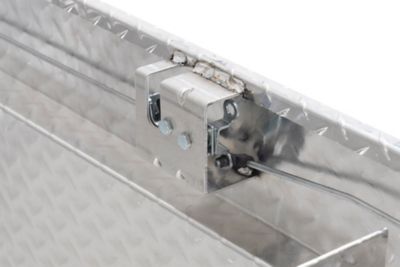 Image showing 9 th Tractor Supply 8.4 cu. ft. Aluminum Low-Profile Crossover Truck Tool Box for Full-Size Trucks, 70 in., Brite Aluminum