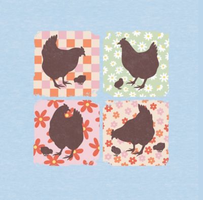 Image showing  Women's Short-Sleeve Chicken Graphic T-Shirt