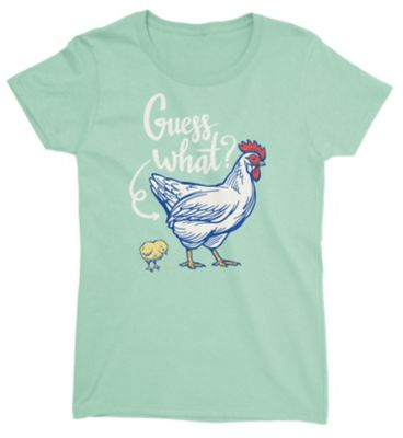 Image showing  Women's Short-Sleeve Chicken Graphic T-Shirt