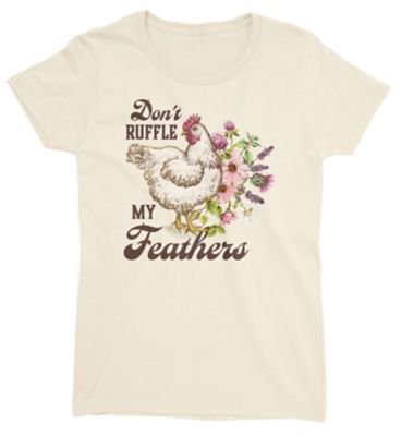 Image showing  Women's Short-Sleeve Chicken Graphic T-Shirt