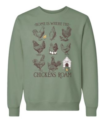 Lost Creek Women's Crewneck Chicken Graphic Sweatshirt