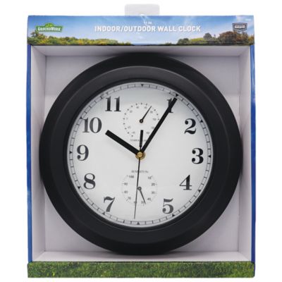 Image showing  Indoor/Outdoor Round Wall Clock, 11 in.