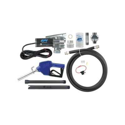 Image showing 6 th GPI 15 GPM 12V Fuel Transfer Pump, Automatic Nozzle with Filter