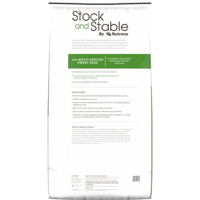 Image showing  Stock and Stable 12% Multi-Species Sweet Feed 50 lbs