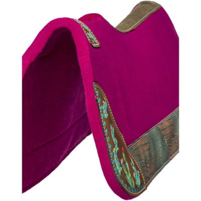 Image showing  Hand Painted Cactus Saddle Pad