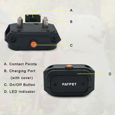 Image showing  3000 ft. IPX7 Black Dog Training Collar