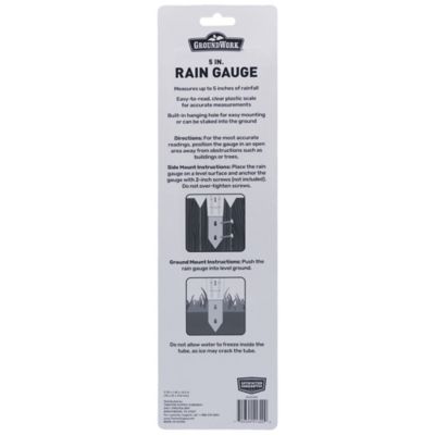 Image showing  5 in. Plastic Rain Gauge