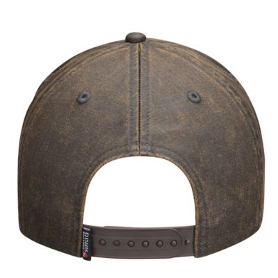 Image showing  Unisex Adult Waxed Canvas Baseball Cap with Logo Patch
