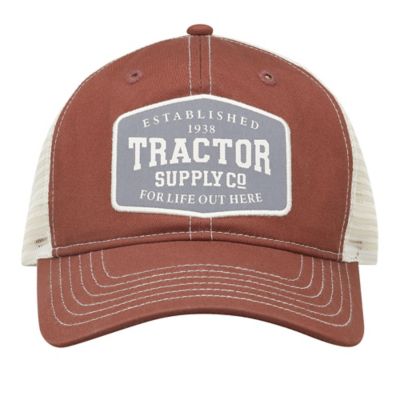 Image showing  Unisex Adult Trucker Cap with TSC Logo Patch, Red