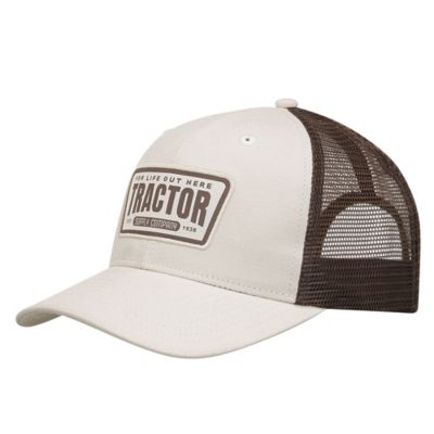 Tractor Supply Unisex Adult Trucker Cap with TSC Logo Patch, Cream