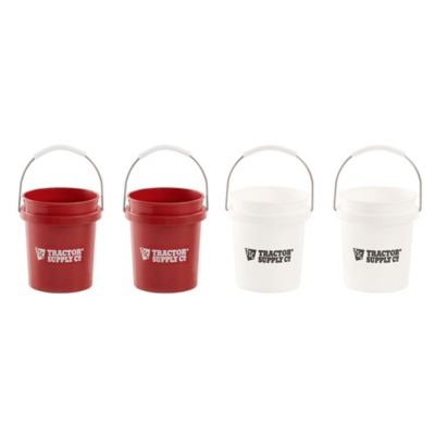 thumbnail image 2 of Four (4) Miniature 5-Gallon Buckets For 1/10 & 1/14 RC Scale Models - USA Handmade Crafted Diorama Accessories 2 of 6