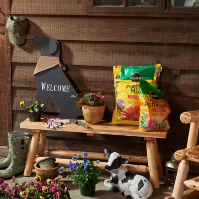 Image showing  Double-Sided Wooden Dog Welcome Sign, 28 in.