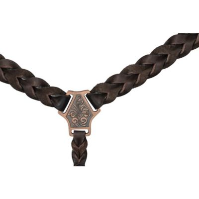 Image showing  Braided Leather Breastcollar