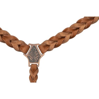 Image showing  Braided Leather Breastcollar