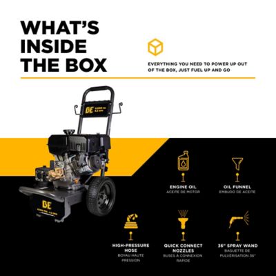 Image showing  4200 PSI 4.2 GPM Cold Water Gas Pressure Washer Powerease 420cc Engine and Triplex Pump