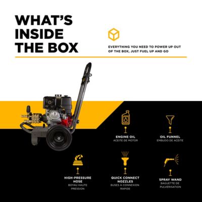 Image showing  4200 PSI 4.2 GPM Cold Water Gas Pressure Washer Honda GX390 Engine and Comet Triplex External Unloader Pump