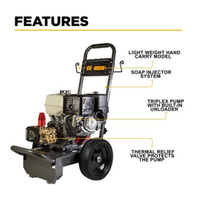 Image showing  4200 PSI 4.2 GPM Cold Water Gas Pressure Washer Honda GX390 Engine and Comet Triplex Pump