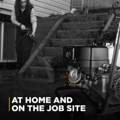 Image showing 6 th BE Power Equipment 4200 PSI 4.2 GPM Cold Water Gas Pressure Washer Honda GX390 Engine and Comet Triplex Pump