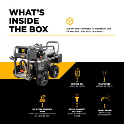 Image showing  5000PSI 5.0 GPM Cold Water Gas Belt Drive Pressure Washer Honda GX690 & Comet Triplex Pump Roll Cage