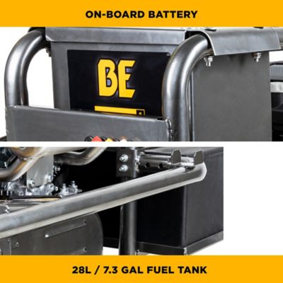 Image showing 5 th BE Power Equipment 5000PSI 5.0 GPM Cold Water Gas Belt Drive Pressure Washer Honda GX690 & Comet Triplex Pump Roll Cage