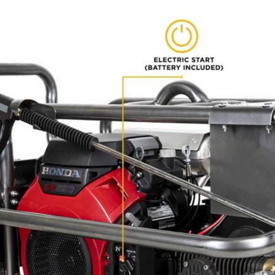 Image showing 6 th BE Power Equipment 5000PSI 5.0 GPM Cold Water Gas Belt Drive Pressure Washer Honda GX690 & Comet Triplex Pump Roll Cage