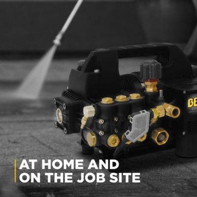 Image showing 8 th BE Power Equipment 1500 PSI 1.6 GPM Cold Water Corded Electric Hand Carry Portable Pressure Washer