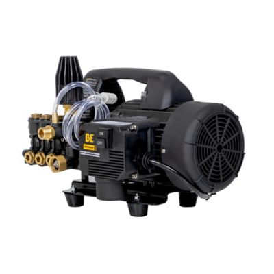 Image showing 9 th BE Power Equipment 1500 PSI 1.6 GPM Cold Water Corded Electric Hand Carry Portable Pressure Washer