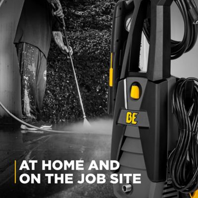 Image showing 8 th BE Power Equipment 1700 PSI 1.7 GPM Cold Water Corded Electric Pressure Washer