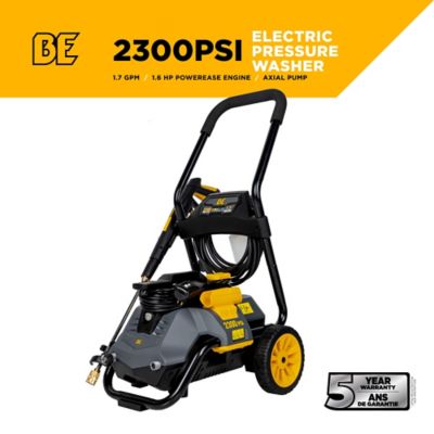 Image showing  2300 PSI 1.7 GPM Cold Water Corded Electric Pressure Washer with Detachable Cart