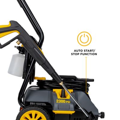 Image showing 8 th BE Power Equipment 2300 PSI 1.7 GPM Cold Water Corded Electric Pressure Washer with Detachable Cart