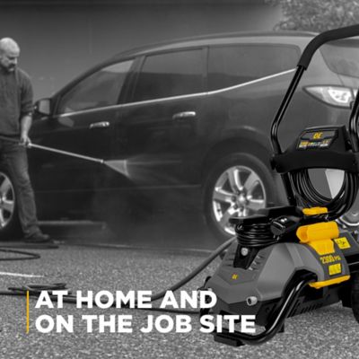Image showing 9 th BE Power Equipment 2300 PSI 1.7 GPM Cold Water Corded Electric Pressure Washer with Detachable Cart