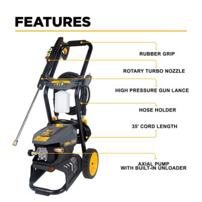 Image showing  2300 PSI 1.7 GPM Cold Water Corded Electric Pressure Washer