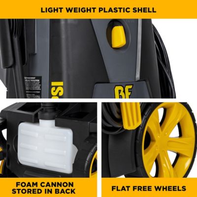 Image showing 5 th BE Power Equipment 2000 PSI 1.7 GPM Cold Water Corded Electric Pressure Washer