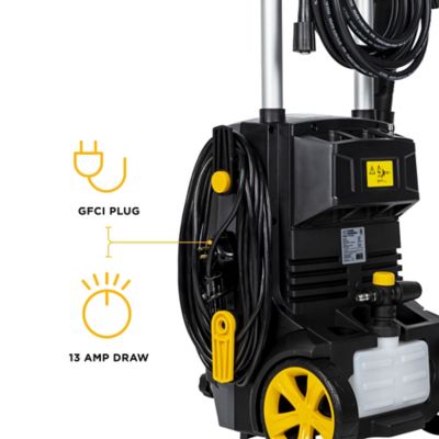 Image showing 6 th BE Power Equipment 2000 PSI 1.7 GPM Cold Water Corded Electric Pressure Washer