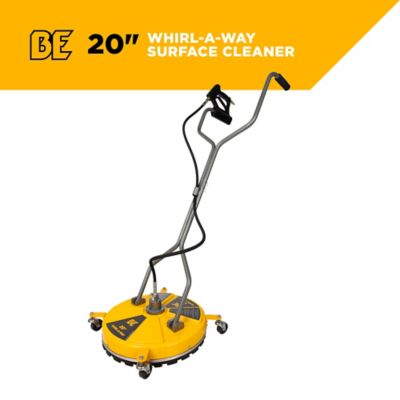 Image showing  20 in. Whirl-A-Way Commercial Pressure Washer Surface Cleaner with Wheels